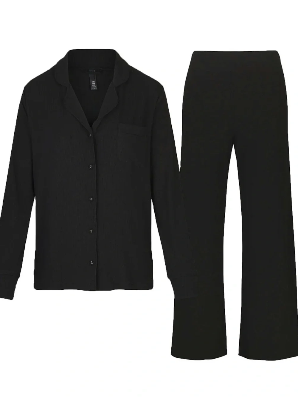 SKIMS Soft Lounge Sleep Set XL black Onyx long sleeve pants lightweight soft